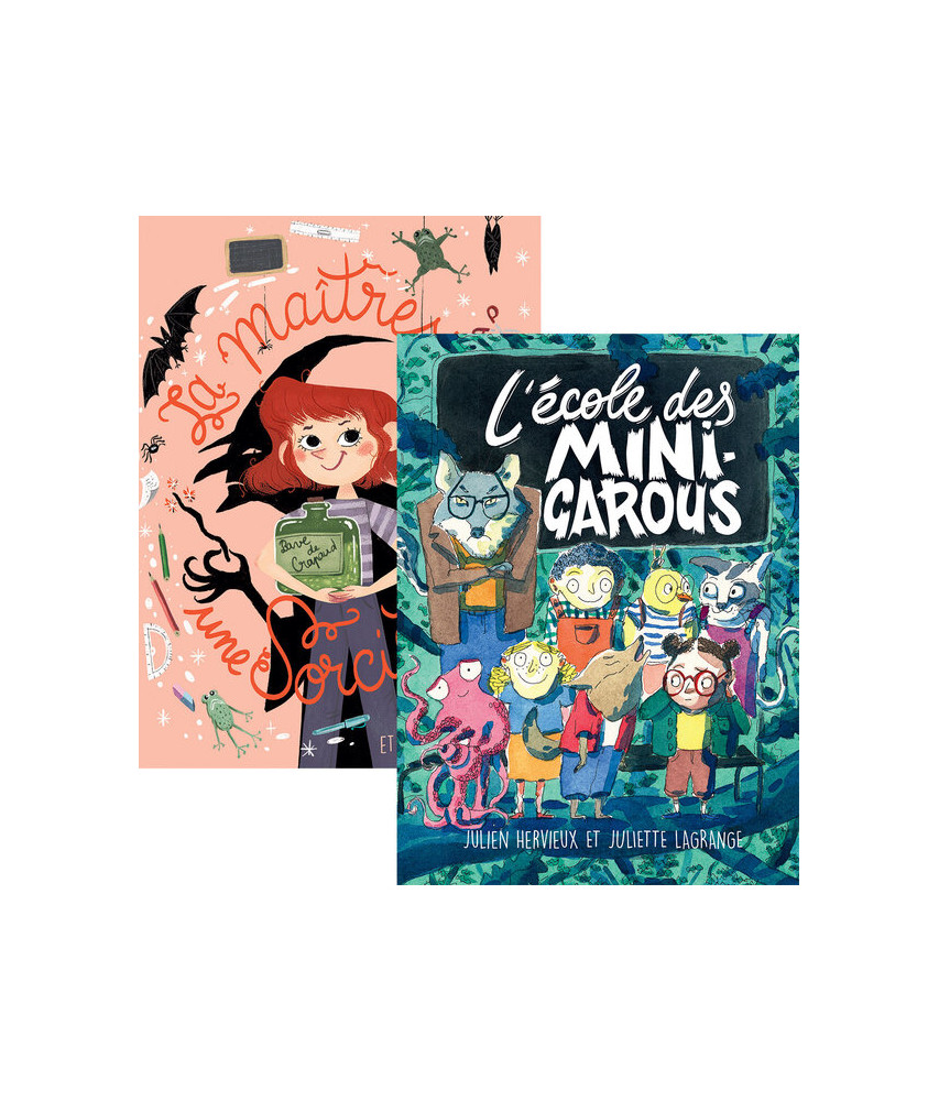 La maîtresse est une sorcière + L'école des Mini-Garous La maîtresse est une sorcière + L'école des Mini-Garous