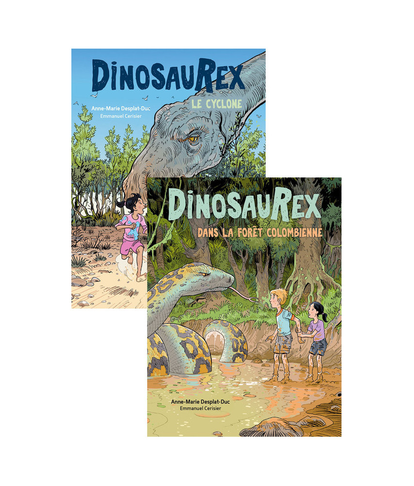 Dinosaurex, Le cyclone + Dans la forêt colombienne Dinosaurex, Le cyclone + Dans la forêt colombienne