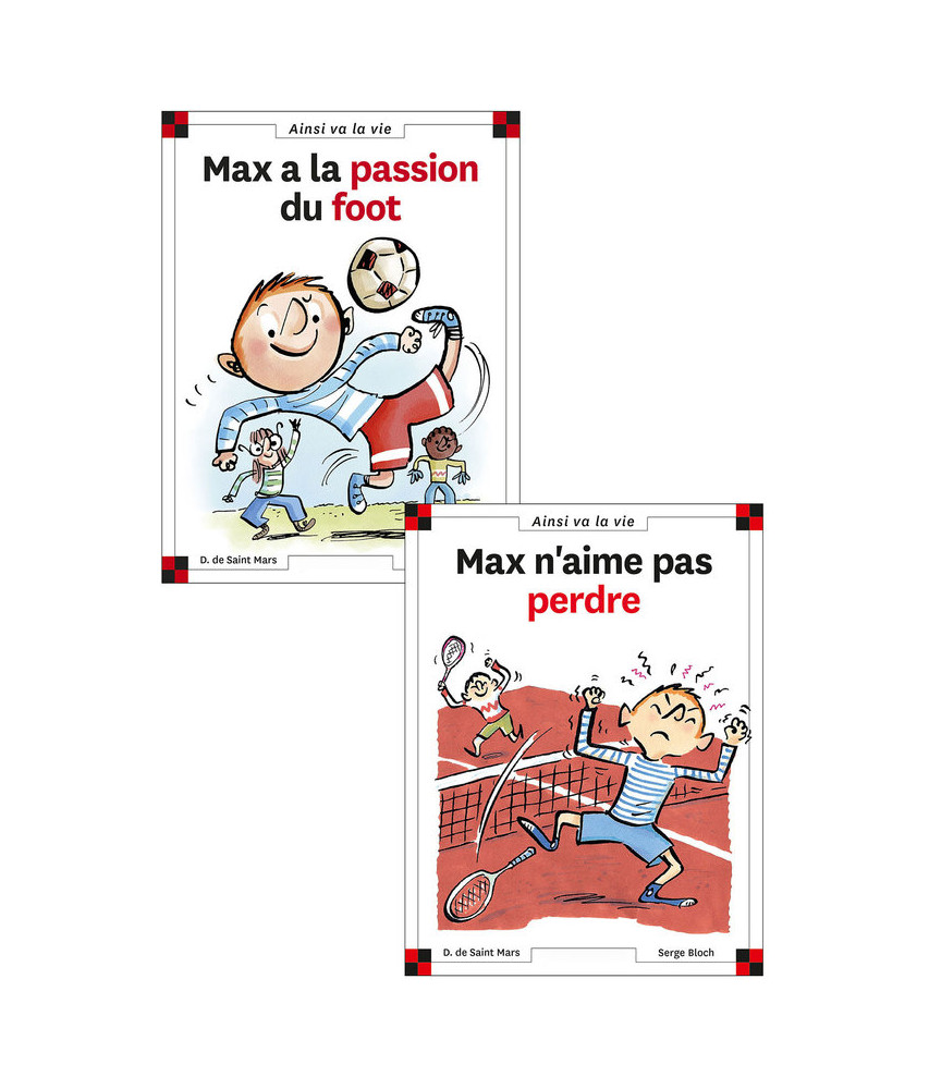 Max a la passion du foot - Max n'aime pas perdre Max a la passion du foot - Max n'aime pas perdre