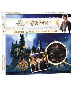 Mon coffret cartes à gratter et à colorier Harry Potter