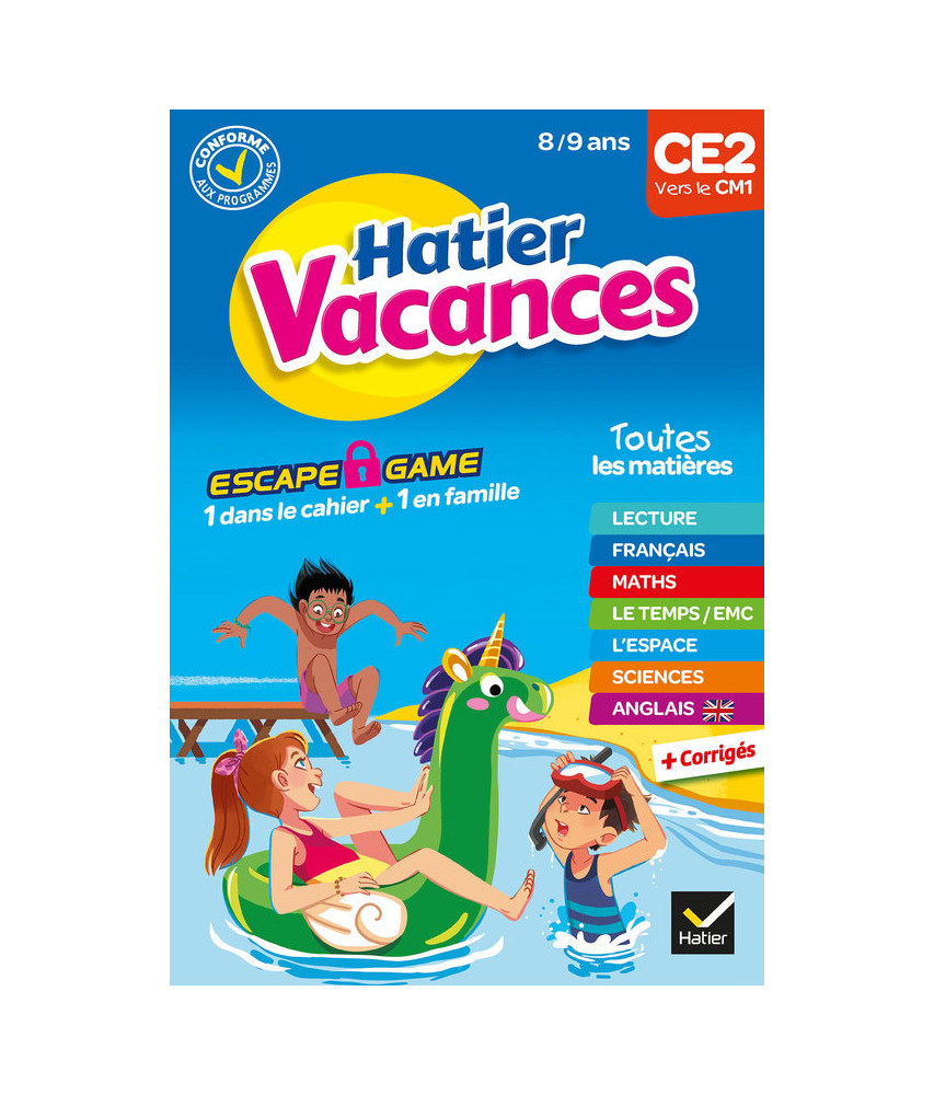 Cahier de vacances - CE2 vers le CM1