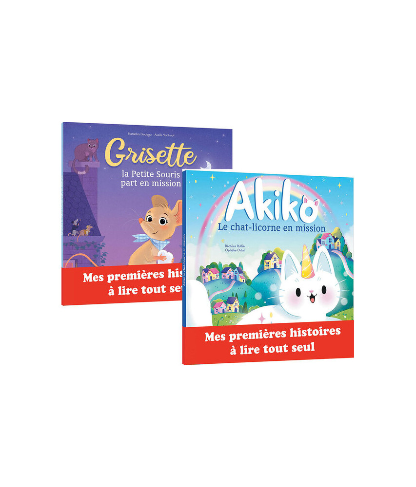 Akiko le chat-licorne en mission - Grisette la petite souris Akiko le chat-licorne en mission - Grisette la petite souris