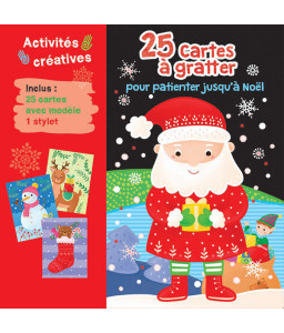 25 cartes à gratter pour patienter jusqu'à Noël