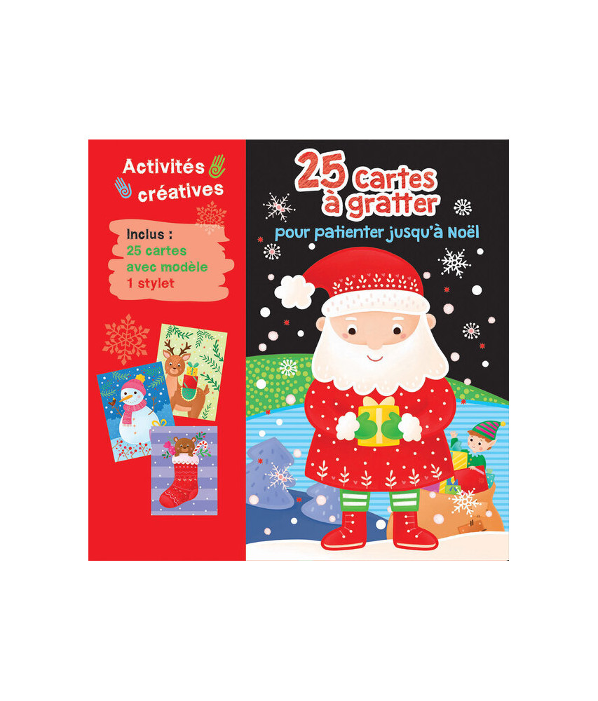 25 cartes à gratter pour patienter jusqu'à Noël 25 cartes à gratter pour patienter jusqu'à Noël