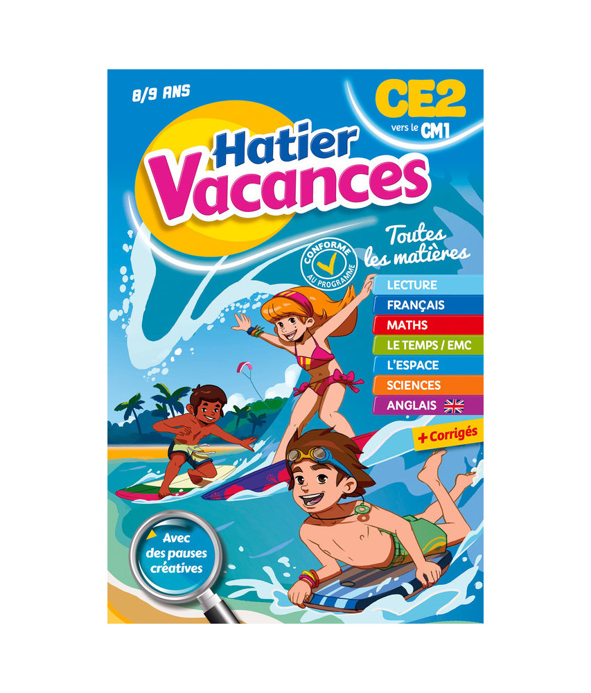 Cahier de vacances - CE2 vers le CM1