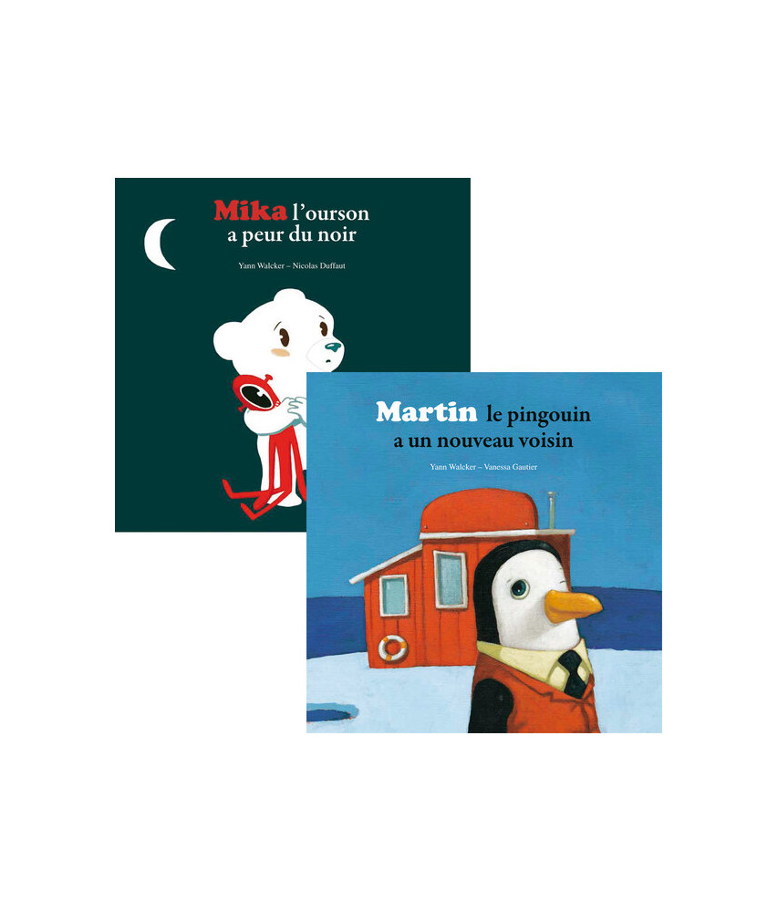 Mika l'ourson a peur du noir - Martin le pingouin Mika l'ourson a peur du noir - Martin le pingouin