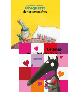 Croquette devient grand frère - Le loup qui cherchait