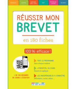 Réussir mon brevet en 180 fiches