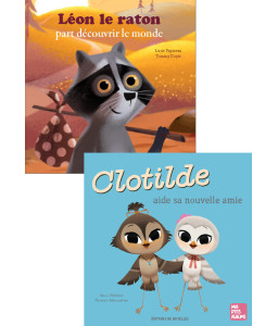 Clotilde aide sa nouvelle amie - Léon le raton part