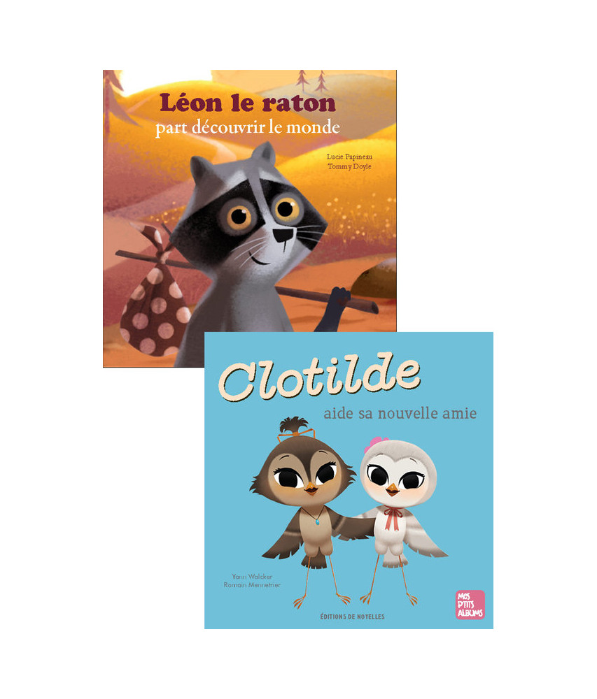 Clotilde aide sa nouvelle amie - Léon le raton part