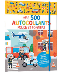 Mes 500 autocollants La police Les pompiers