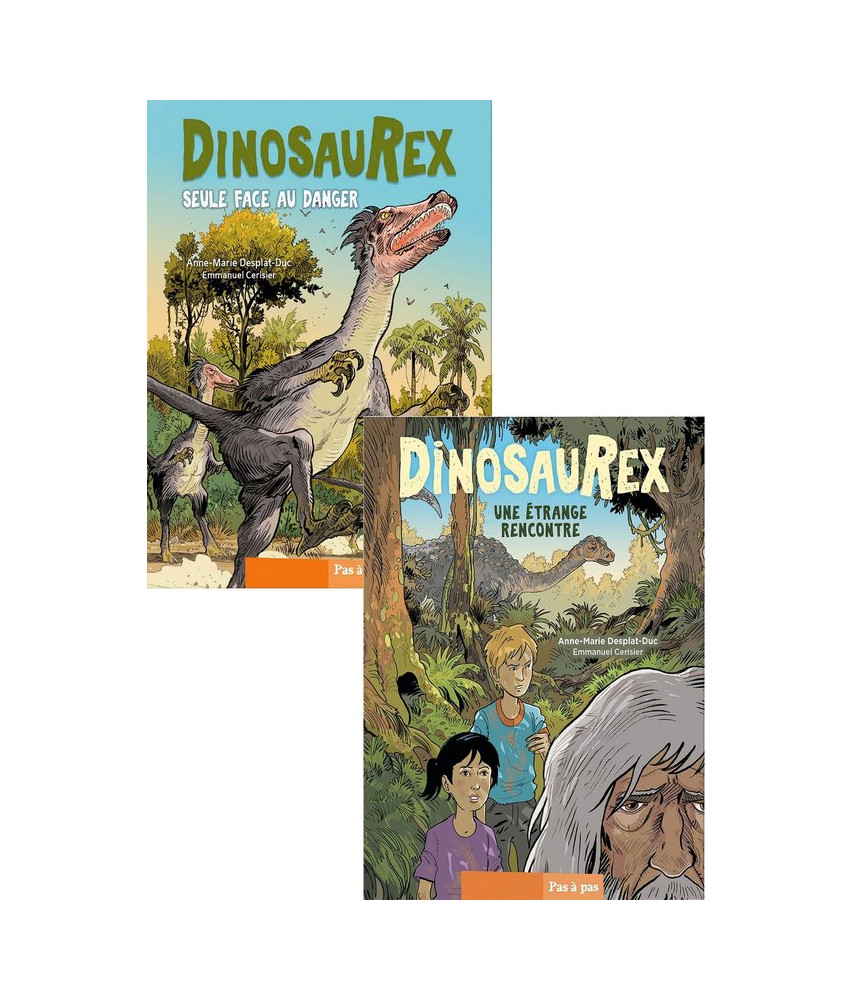 Dinosaurex, une étrange rencontre + Seule face au danger Dinosaurex, une étrange rencontre + Seule face au danger