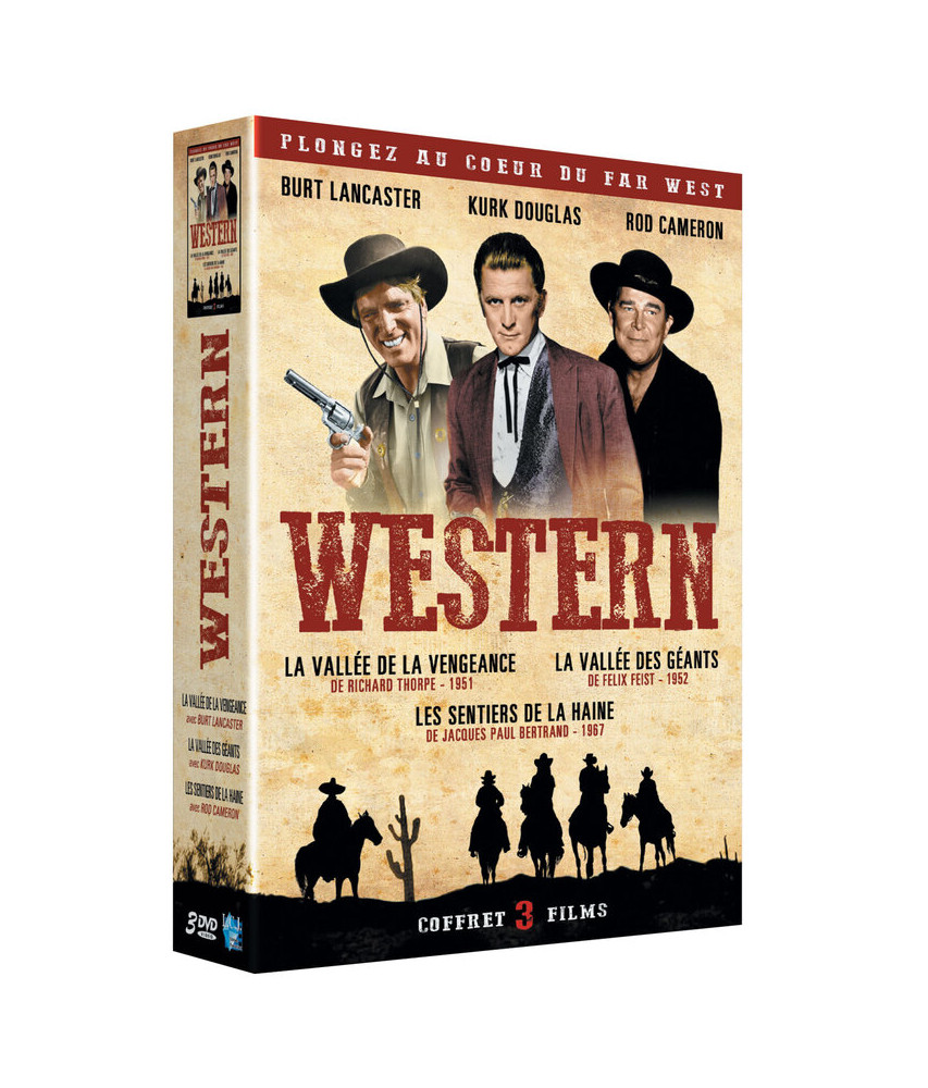 Coffret Western : Vallée de la vengeance Vallée des géa Coffret Western : Vallée de la vengeance Vallée des géa