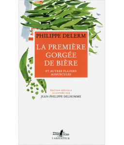 La première gorgée de bière illustrée
