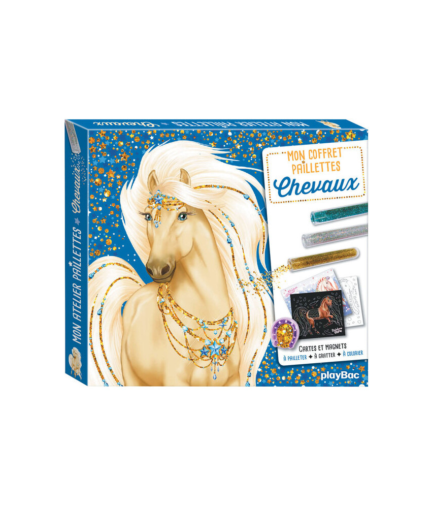 Mon coffret paillettes Chevaux Mon coffret paillettes Chevaux