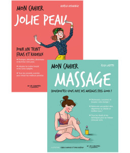 Mon cahier massage + mon cahier jolie peau