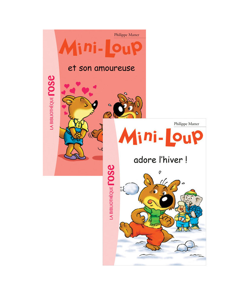 Mini-Loup et son amoureuse - adore l'hiver ! Mini-Loup et son amoureuse - adore l'hiver !