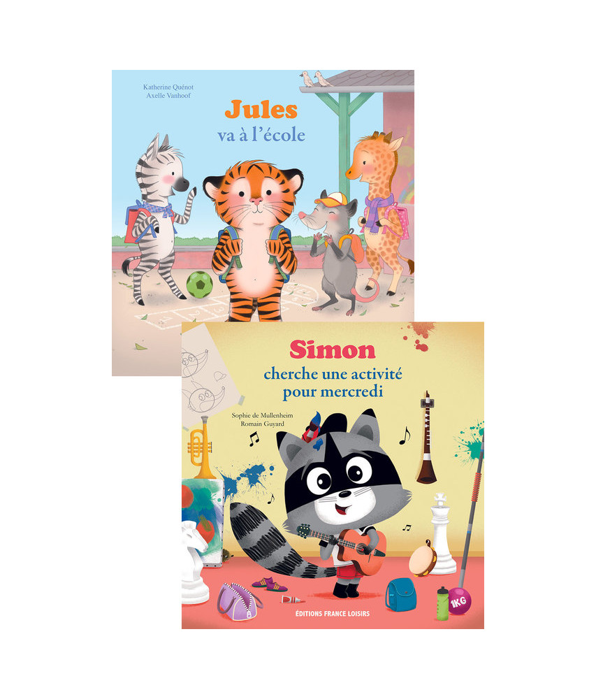 Jules va à l'école-Simon cherche une activité pour mercredi Jules va à l'école-Simon cherche une activité pour mercredi