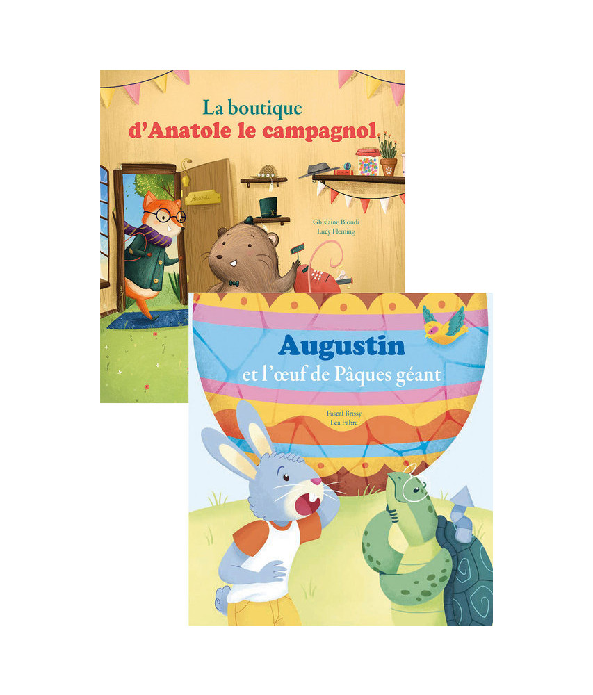 Augustin et l'oeuf de Pâques géant - La boutique d'Anatole