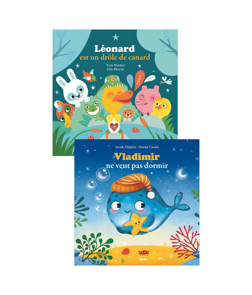Vladimir ne veut pas dormir - Léonard est un drôle de canard Vladimir ne veut pas dormir - Léonard est un drôle de canard