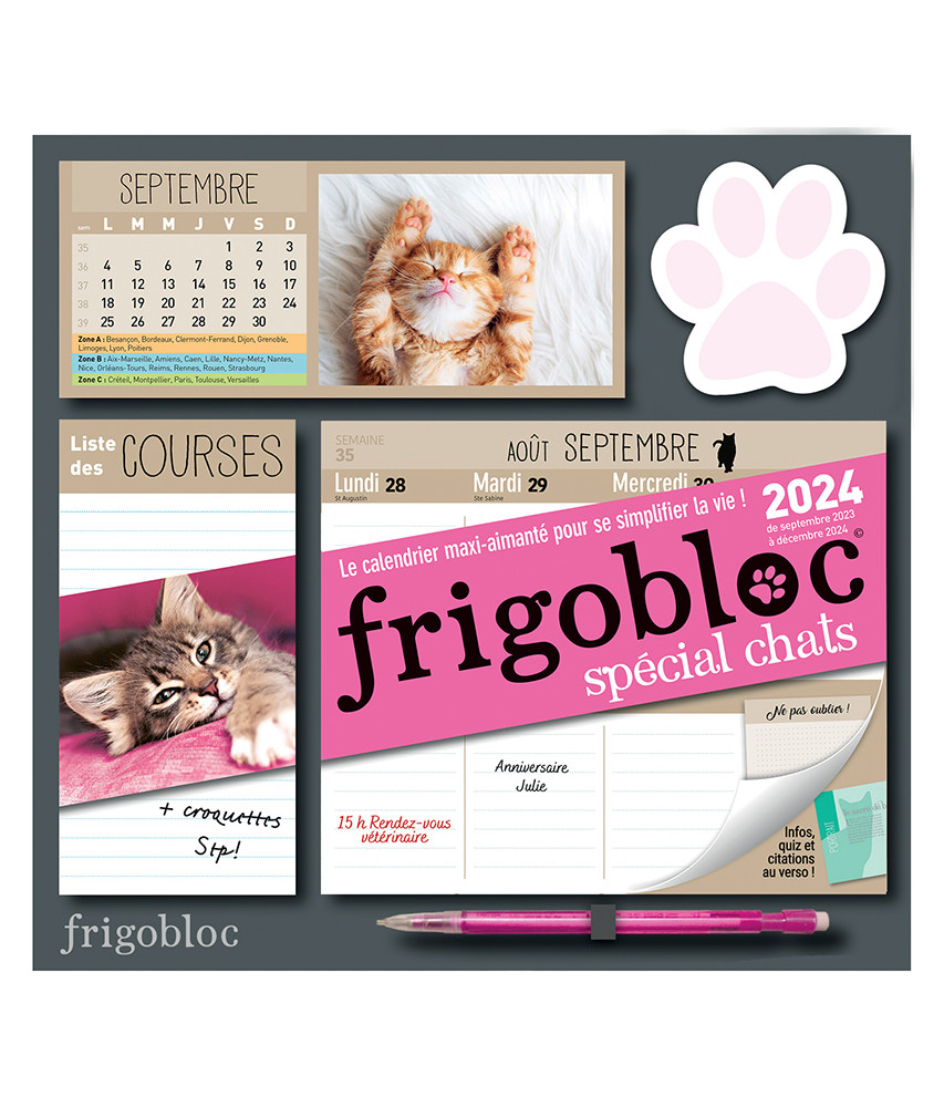 Frigobloc spécial Chats 2023-2024