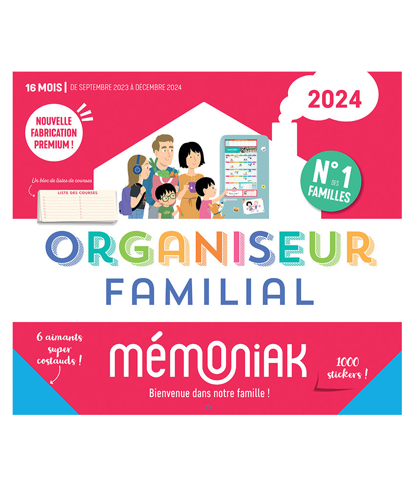 Budget familial Bienvenue dans notre famille ! - Mémoniak - (sept. 2023 -  déc. 2024) - Accessoires Organisation familiale