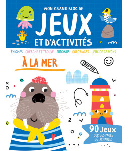 Bloc de Jeux et d'activités - A la mer + Vive les vacances !