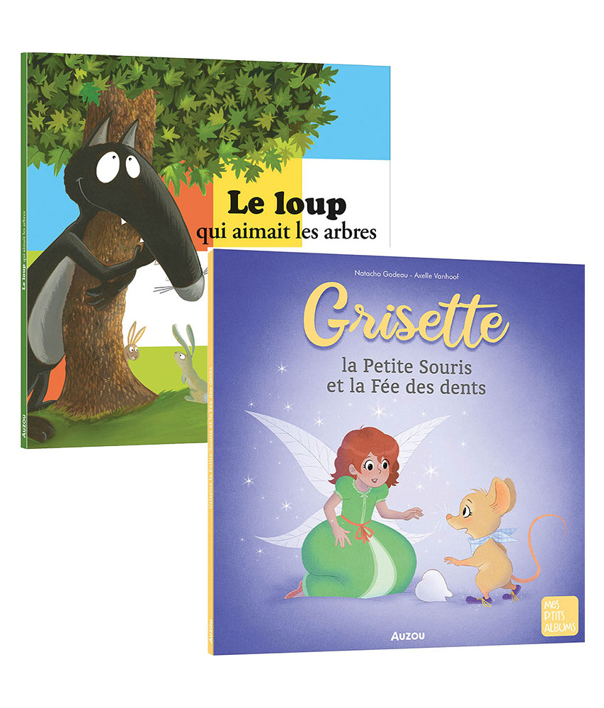 Le loup qui aimait les arbres + Grisette la petite souris et la Fée des dents fée des dents