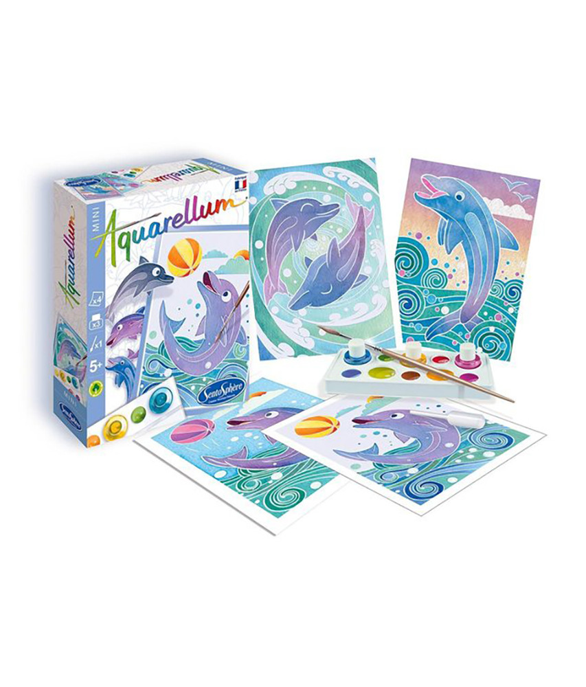 Aquarellum mini dauphins