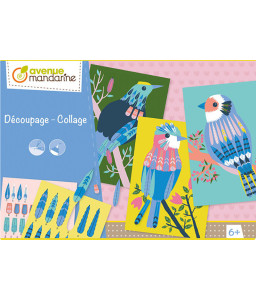 DÉCOUPAGE - COLLAGE – OISEAUX
