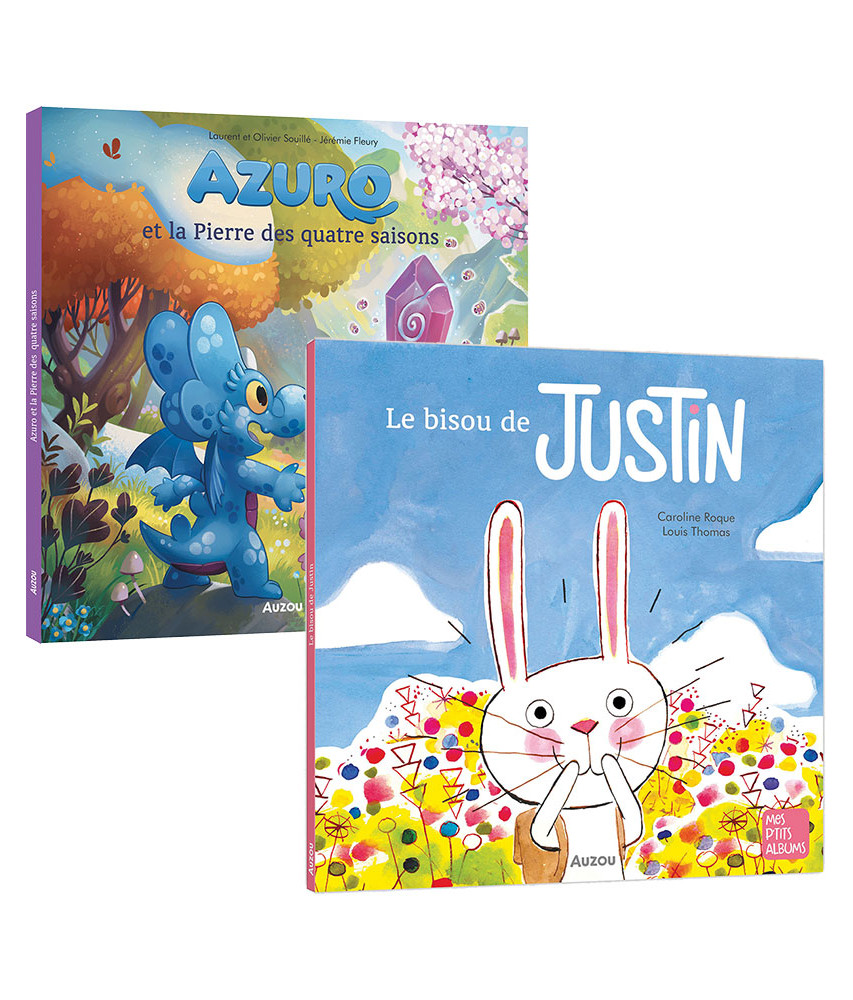 Azuro et la Pierre des Quatre saisons + Le bisou de Justin