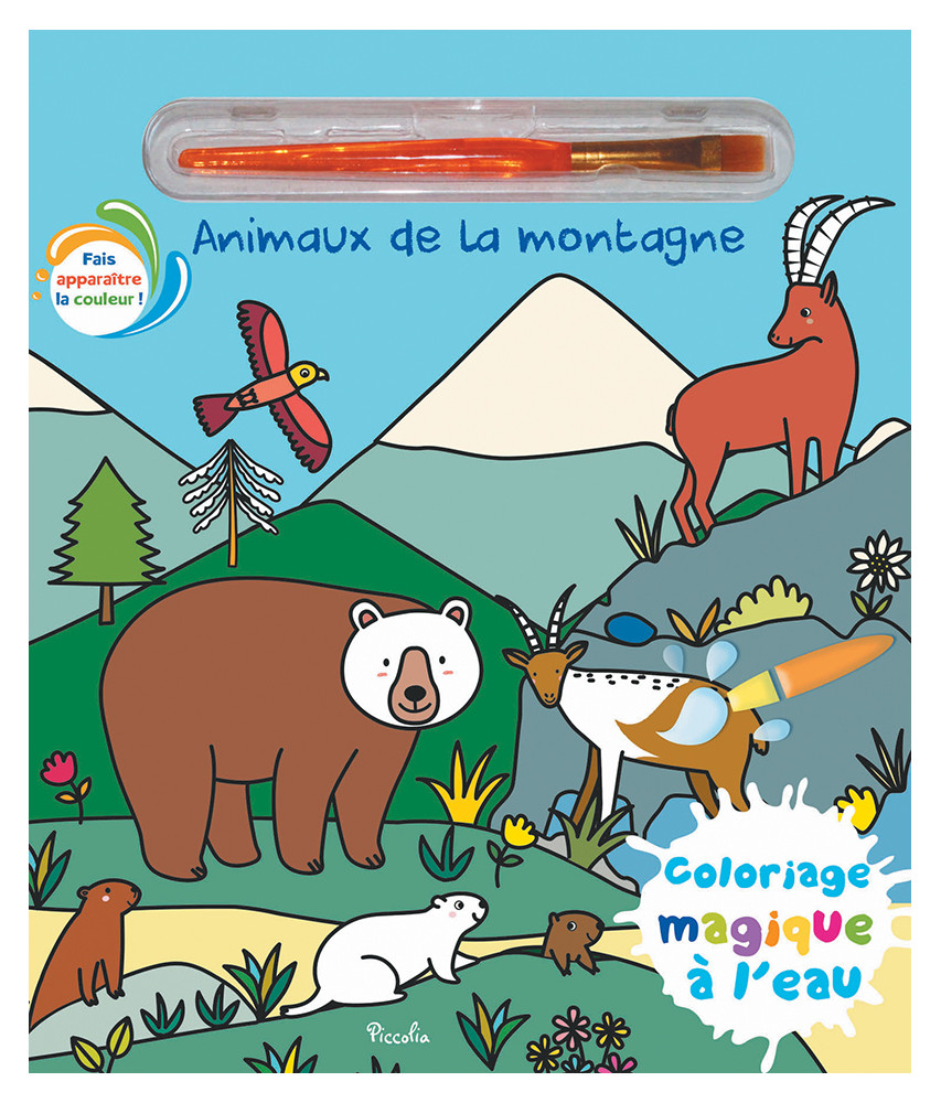 Mon cahier de coloriages magiques, très magiques ! Les animaux