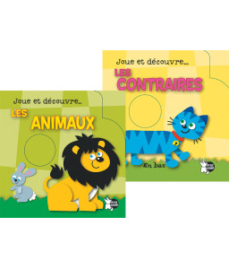 Mon imagier surprise – Livre animé tout-carton avec des volets en