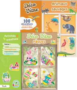 Déco Vitres - Pâques + Animaux sauvages