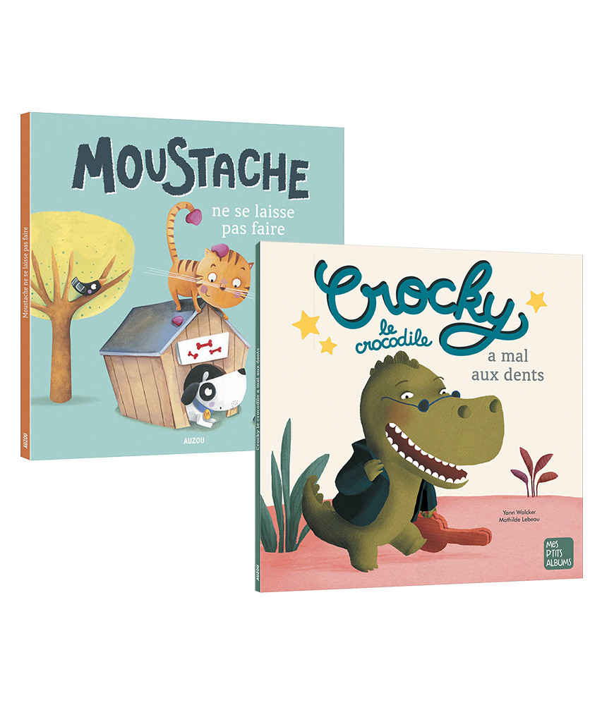 Moustache ne se laisse pas faire - Crocky le crocodile a mal aux dents