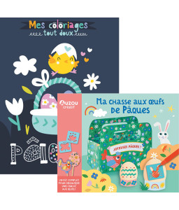 Ma chasse aux œufs de Pâques - Mes coloriages tout doux, Pâques