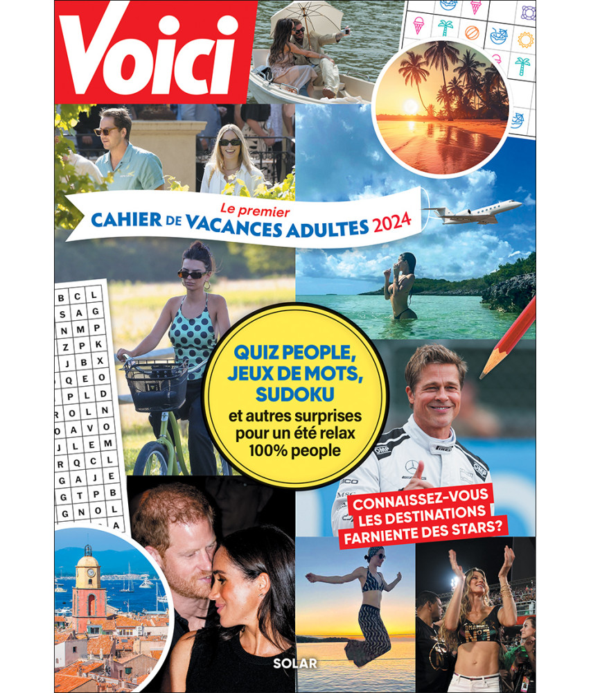 Cahier de vacances Adultes 2024 - VOICI