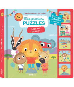 Mon premier livre puzzle, Léon est grognon