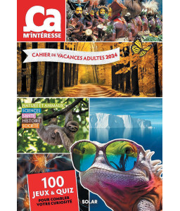 Cahier de vacances Adultes 2024 - Ça m'intéresse