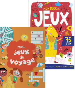 Mes jeux de voyage + Mon bloc de jeux