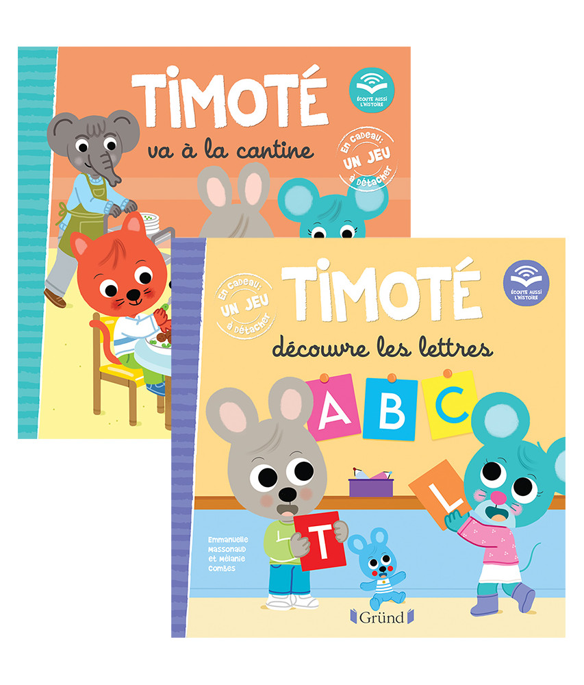 Timoté va à la cantine, Timoté découvre les lettres