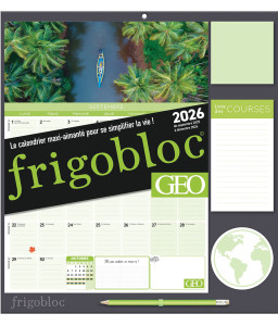 Frigobloc mensuel Géo 2025-2026