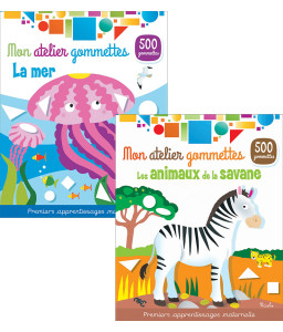 Mon atelier gommettes, La mer, Les animaux de la savane