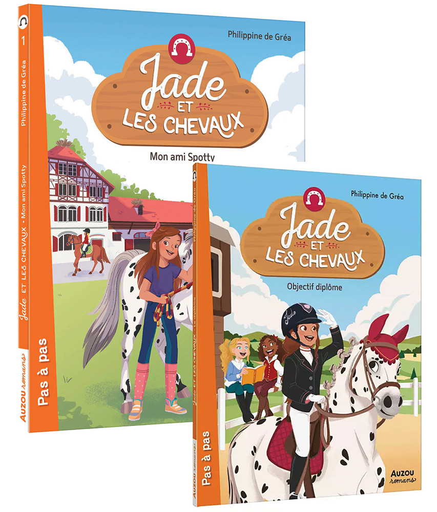 Jade et les chevaux, Mon ami Spotty, Objectif diplôme
