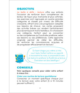 La boîte à défis lecture