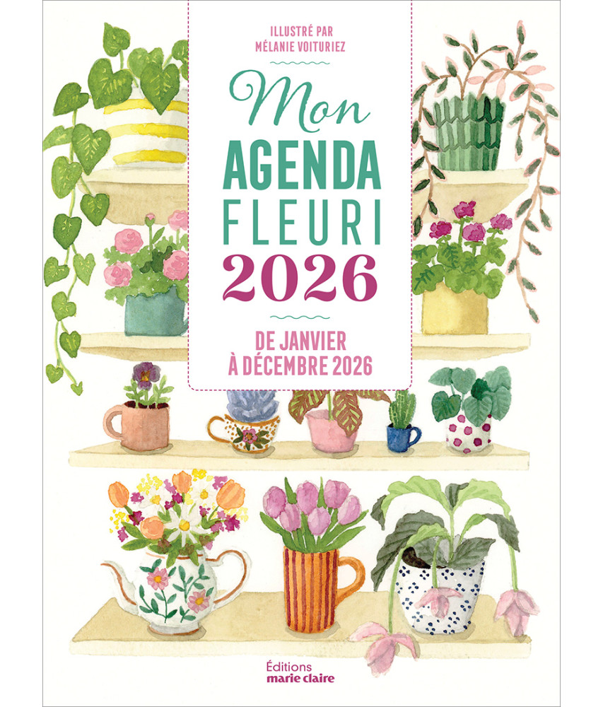 Mon agenda fleuri 2026