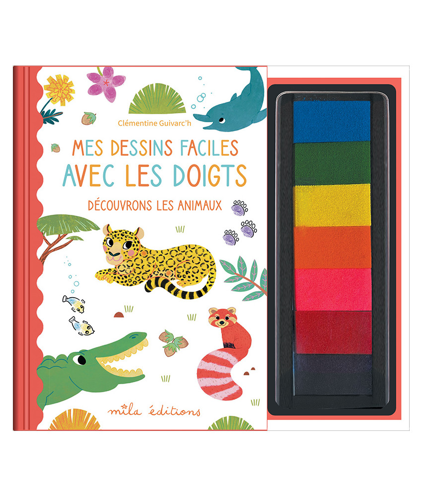 Coffret Mes dessins faciles avec les doigts