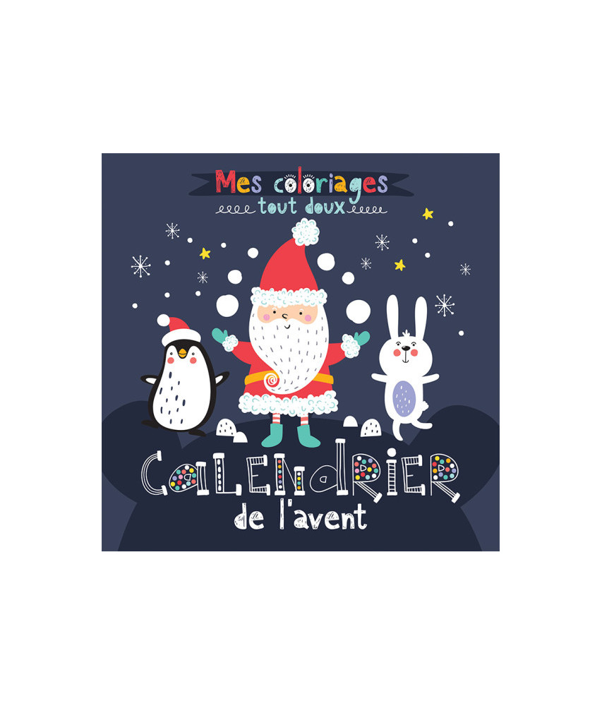 Mes coloriages tout doux, calendrier de l'avent