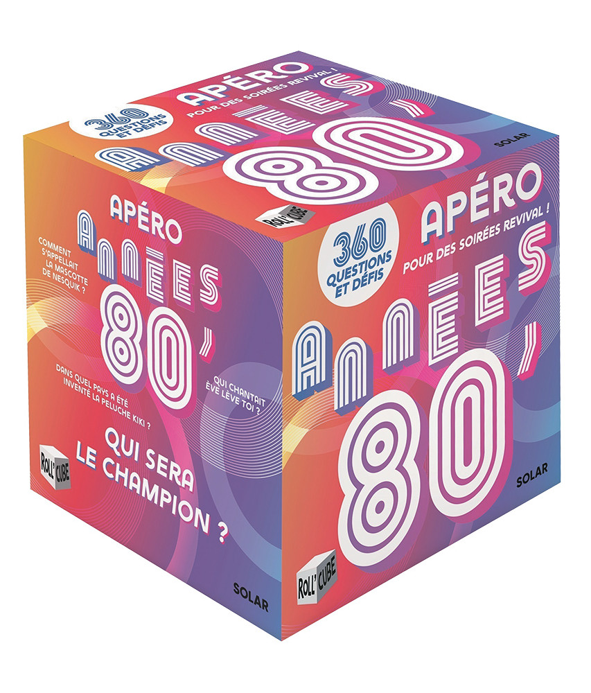 Rollcube apéro années 80