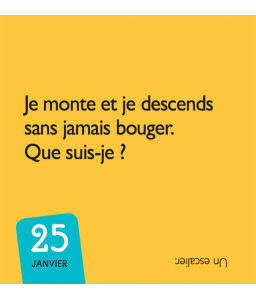 Mini calendrier - 365 devinettes délirantes